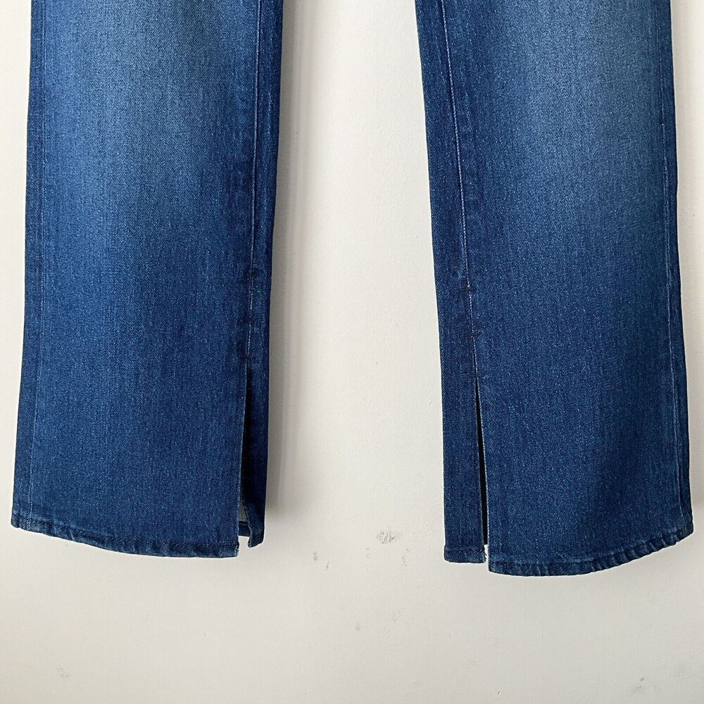 We The Free Stillwater Low Rise Slim Flare Jeans Casual Denim Retro Boho Blue 28 - Picture 9 of 12